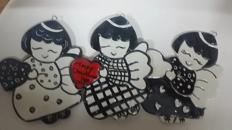 Raffaela Russo Bomboniere Angeli in ceramica dipinti a mano
