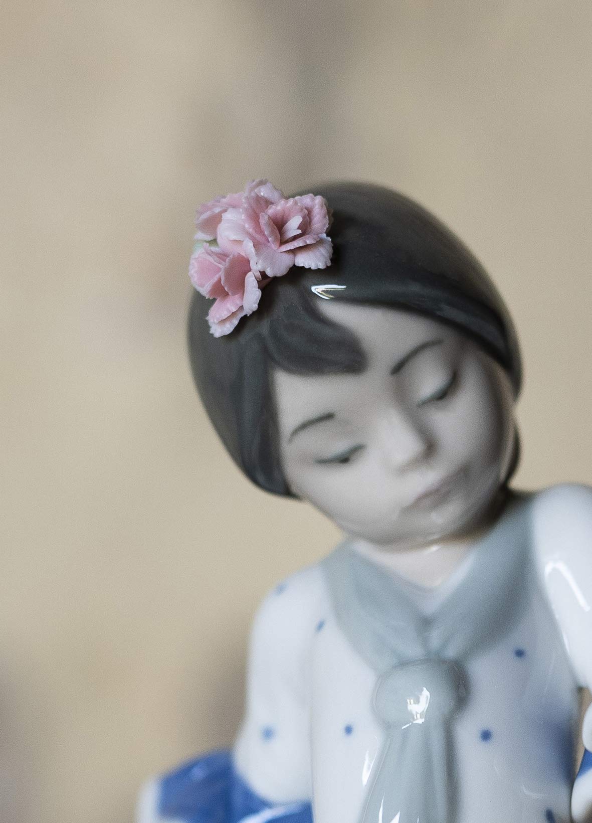 Lladró Sculture Ballerina Azzurra Figurina Porcellana