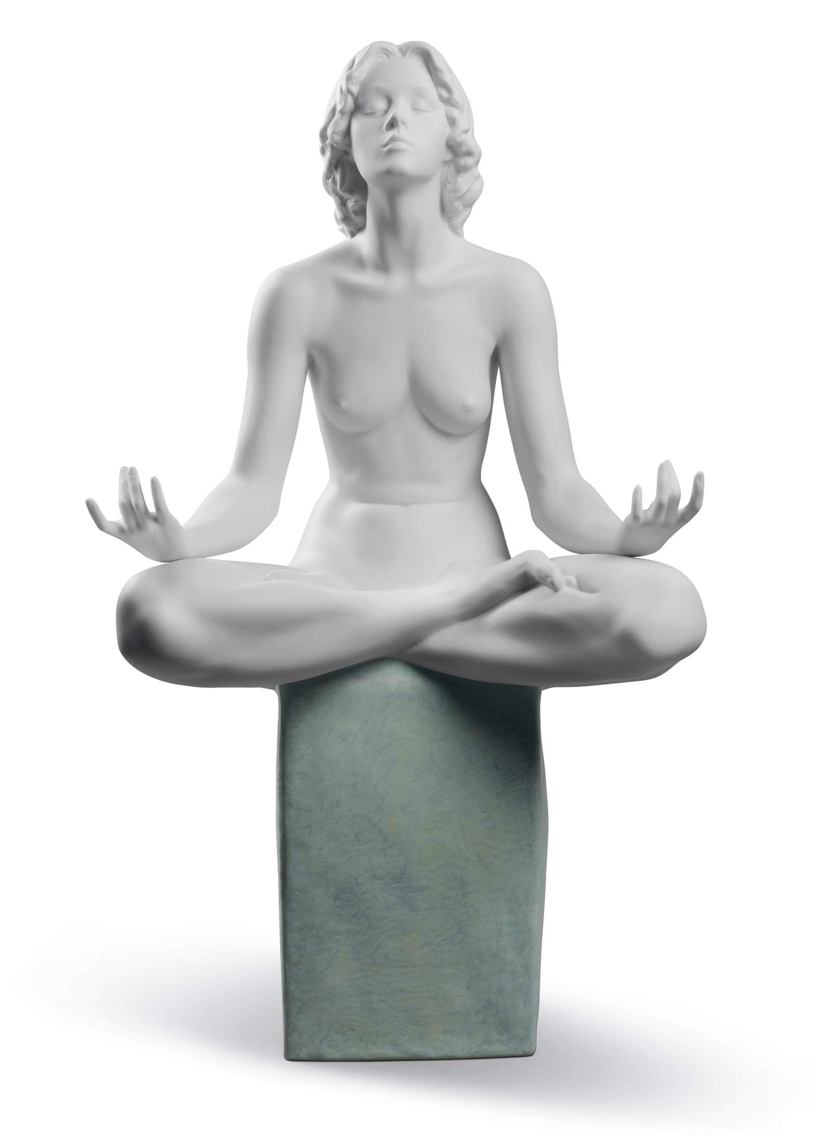 Lladró Meditazione figura donna porcellana fatta a mano