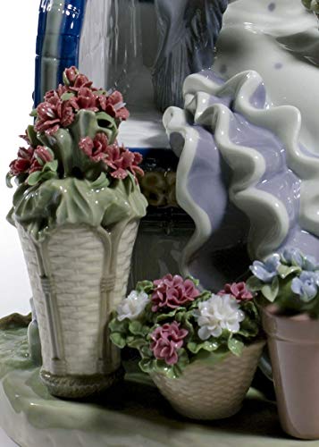 Lladró Sculture Patio Andaluz statuetta donna porcellana limitata