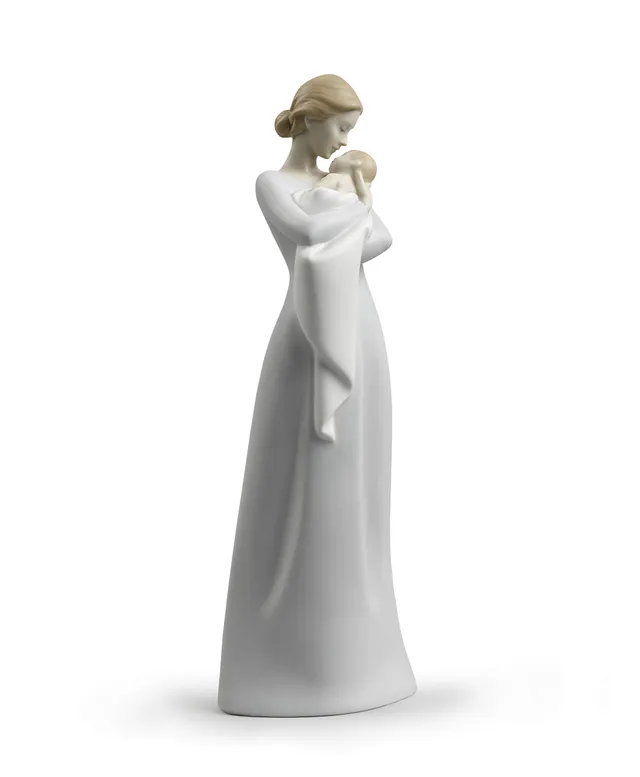 Lladró Sculture Abbraccio Materno figurina madre porcellana