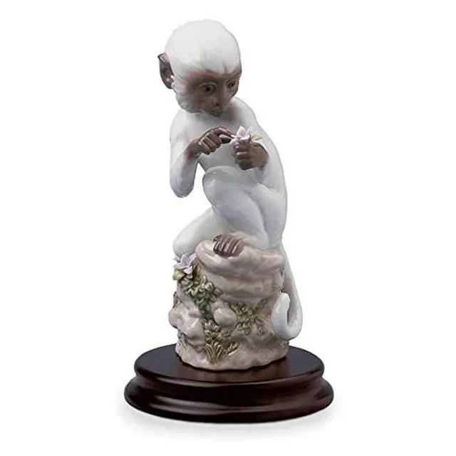 Lladró Sculture Scimmia Zodiaco Cinese figurina porcellana