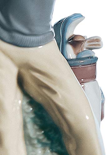 Lladró Sculture Giocatore Golf Figurina Porcellana Uomo Sport