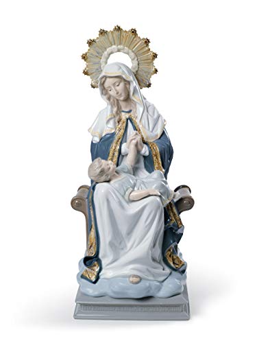 Lladró Sculture Madonna Divina Provvidenza figurina porcellana