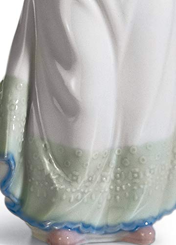Lladró Sculture Bambina Con Torta figurina porcellana compleanno