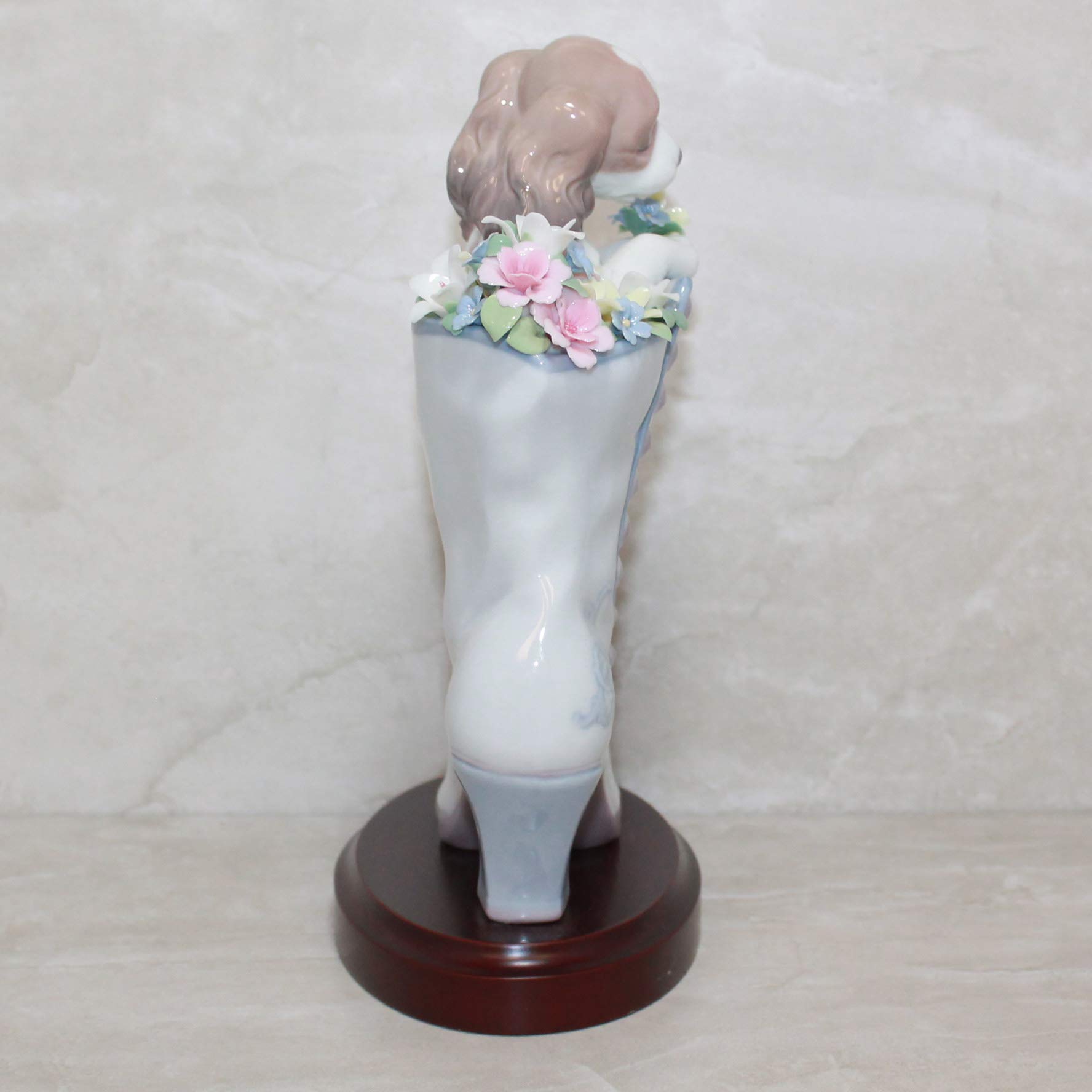 Lladró Sculture Well Heeled Puppy statuetta cane porcellana