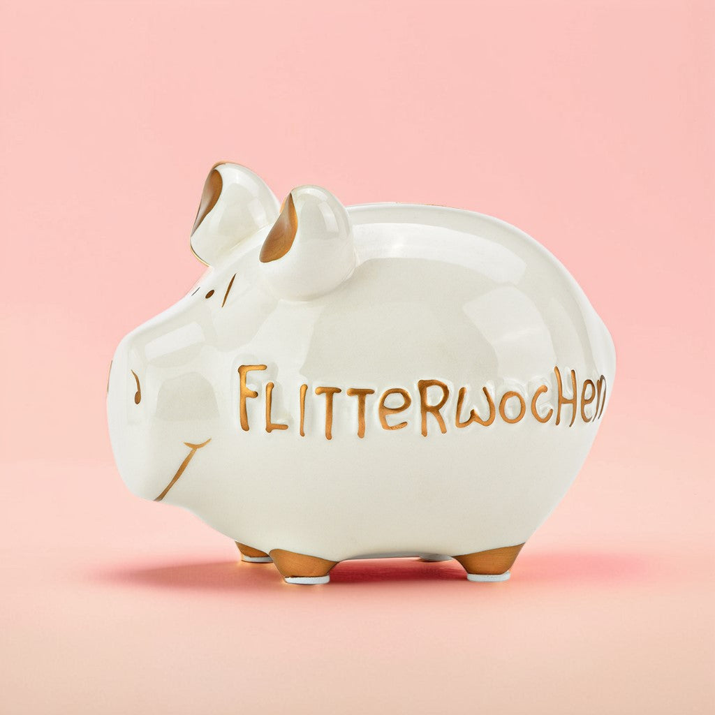 Sparschwein Company Flitterwochen salvadanaio piccolo sposi