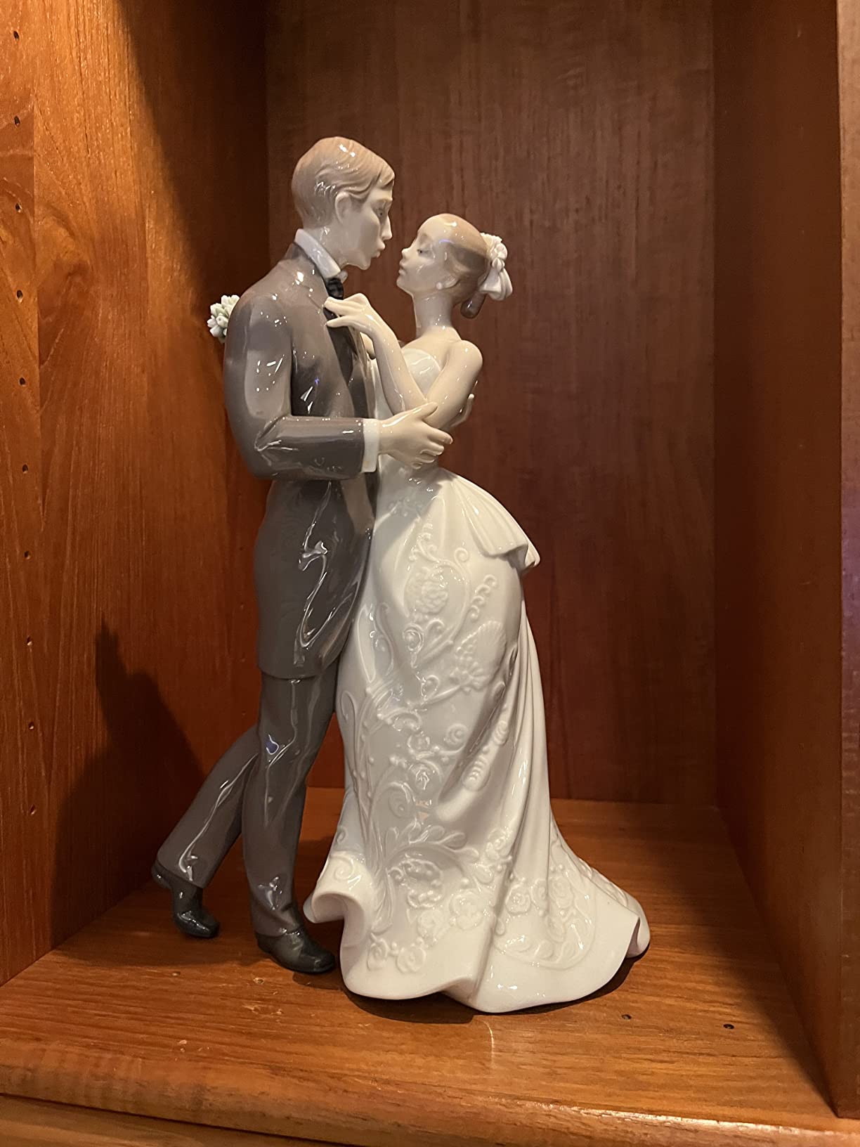 Lladró Sculture Il Valzer dei Fidanzati Figurina Coppia Porcellana