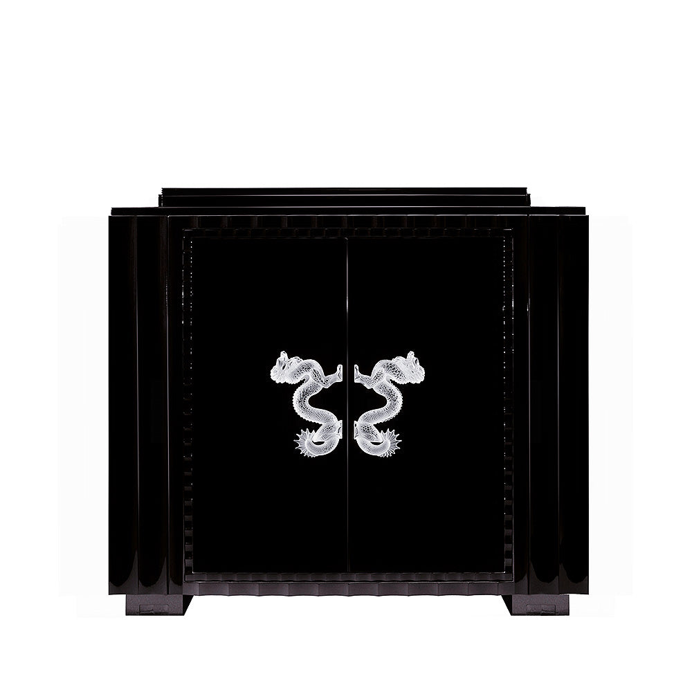 René Lalique Dragon Small Bar mobile bar incolore