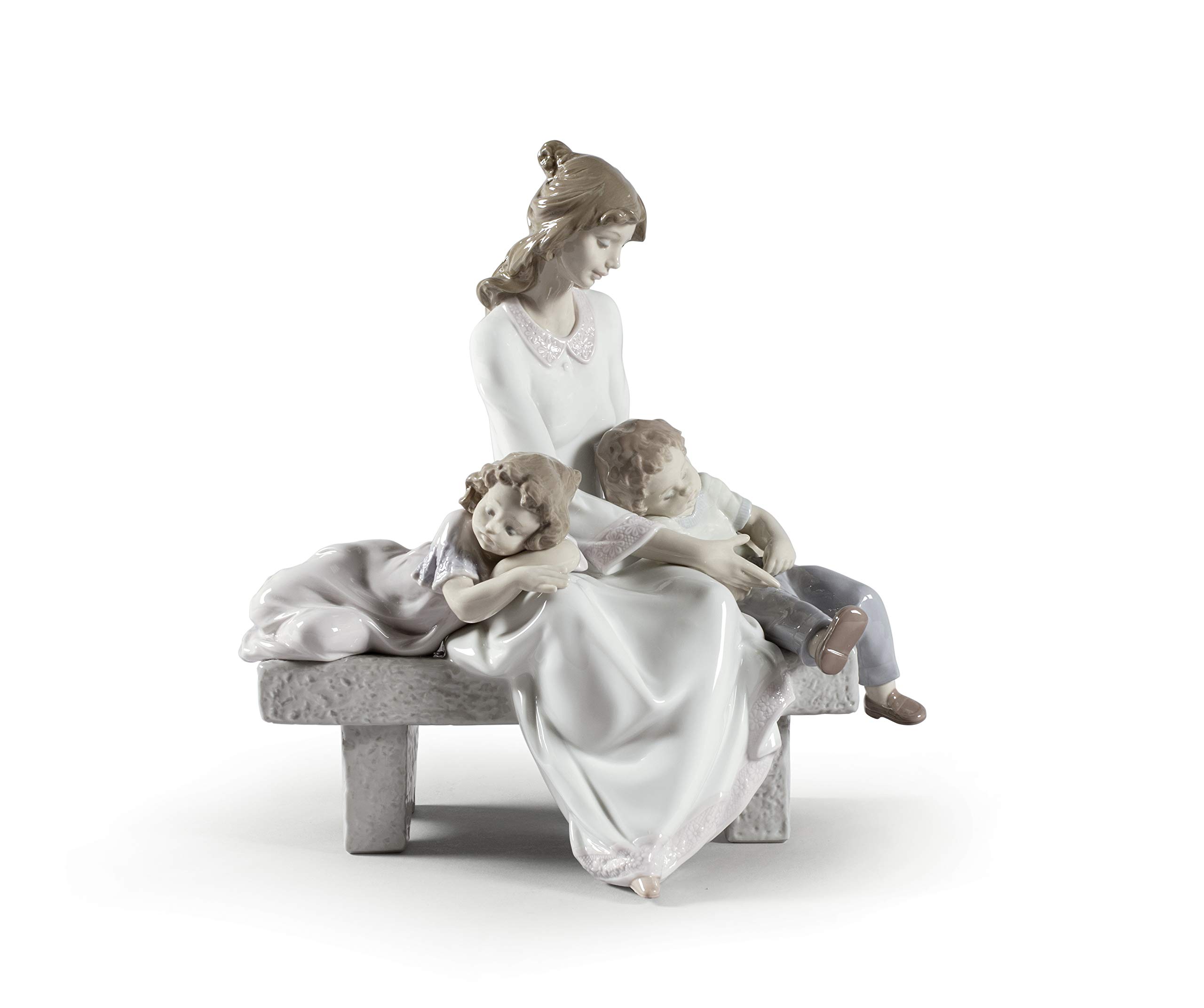 Lladró Sculture Madre Stanchi di Giocare figurina porcellana