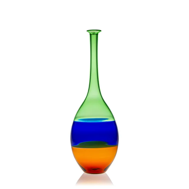 Vaporetto Dolcevita N°2 vaso vetro Murano multicolore