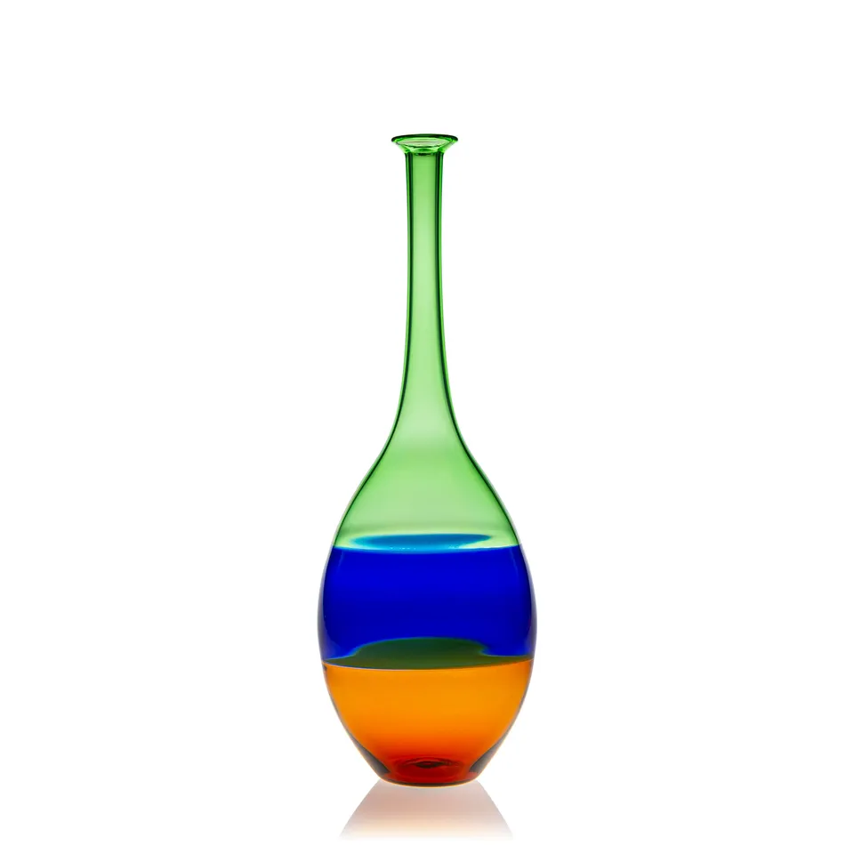 Vaporetto Dolcevita N°2 vaso vetro Murano multicolore