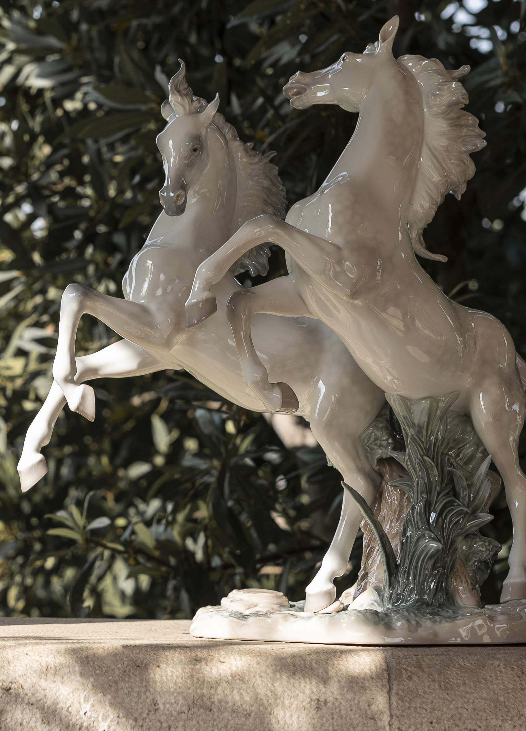 Lladró Cavalli Liberi come il Vento Scultura Edizione Limitata