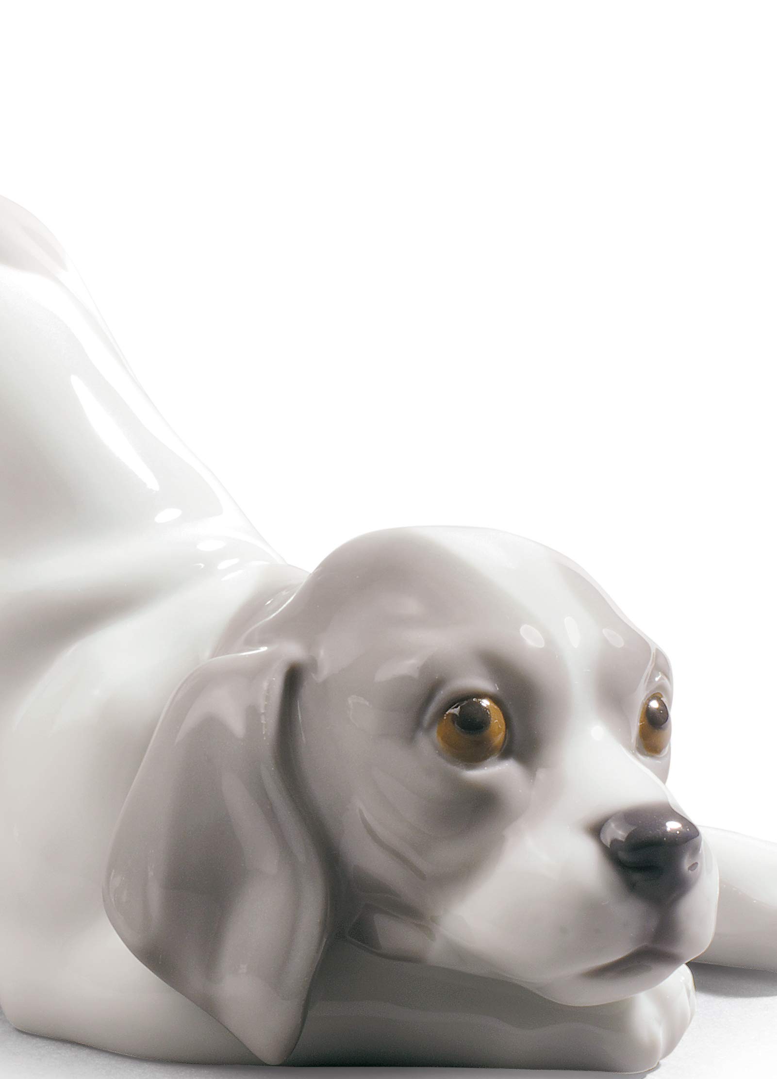 Lladró Sculture Cane Giocherellone figurina cane porcellana