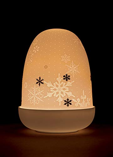 Lladró Snowflakes Dome lampada tavolo porcellana