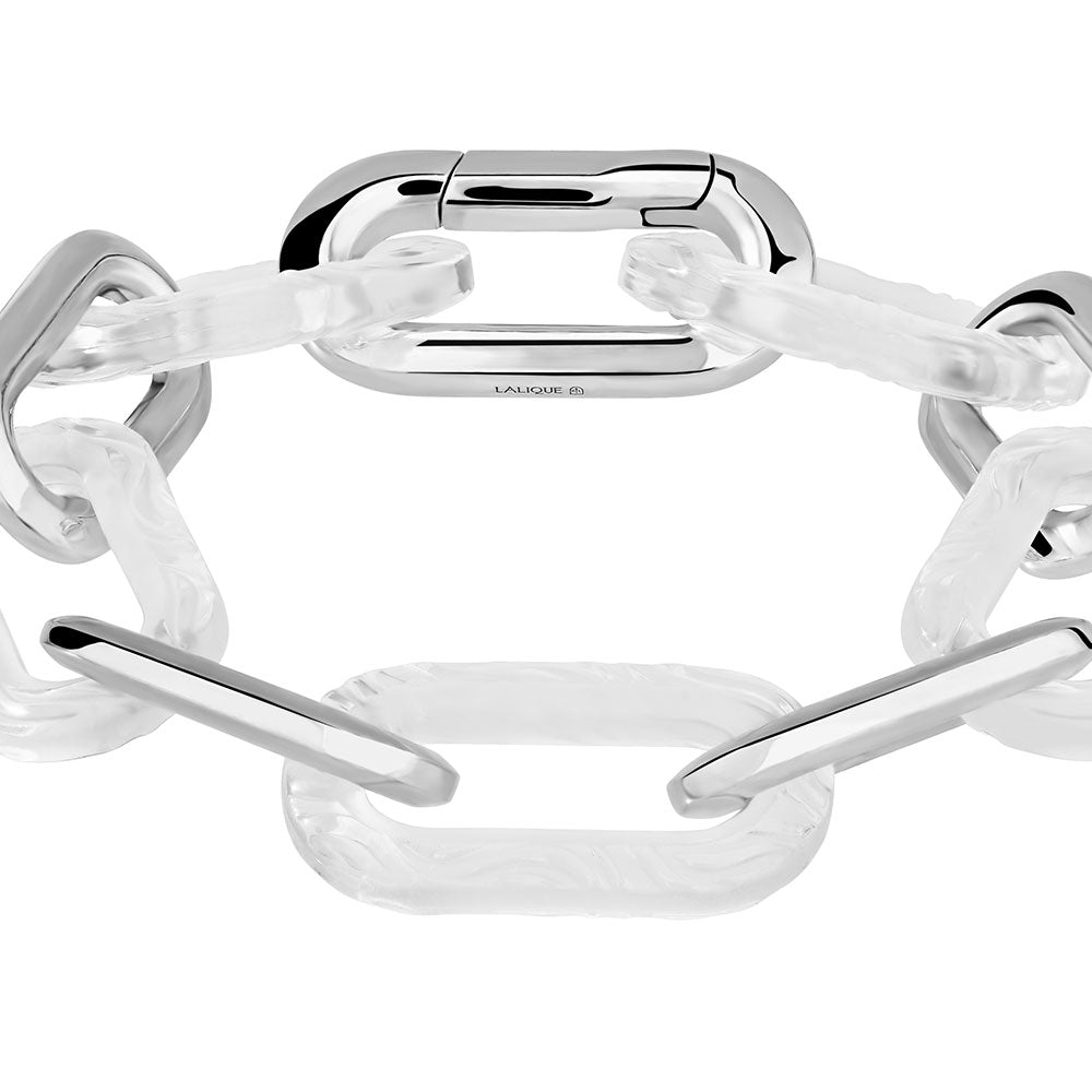 René Lalique Empreinte Animale bracciale cristallo taglia unica