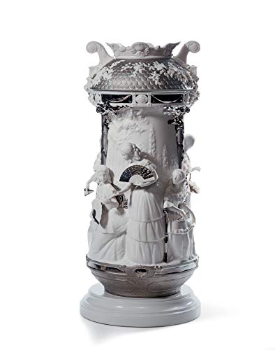 Lladró Vaso Signore in Giardino vaso argento serie limitata