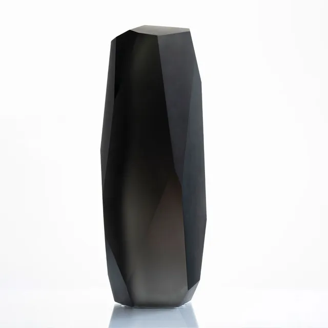 Lalique Rockstone 40 Arik Levy scultura cristallo grigio