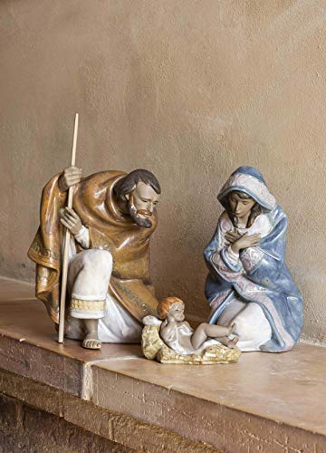 Lladró Sculture Natività Maria figurina gres opaco