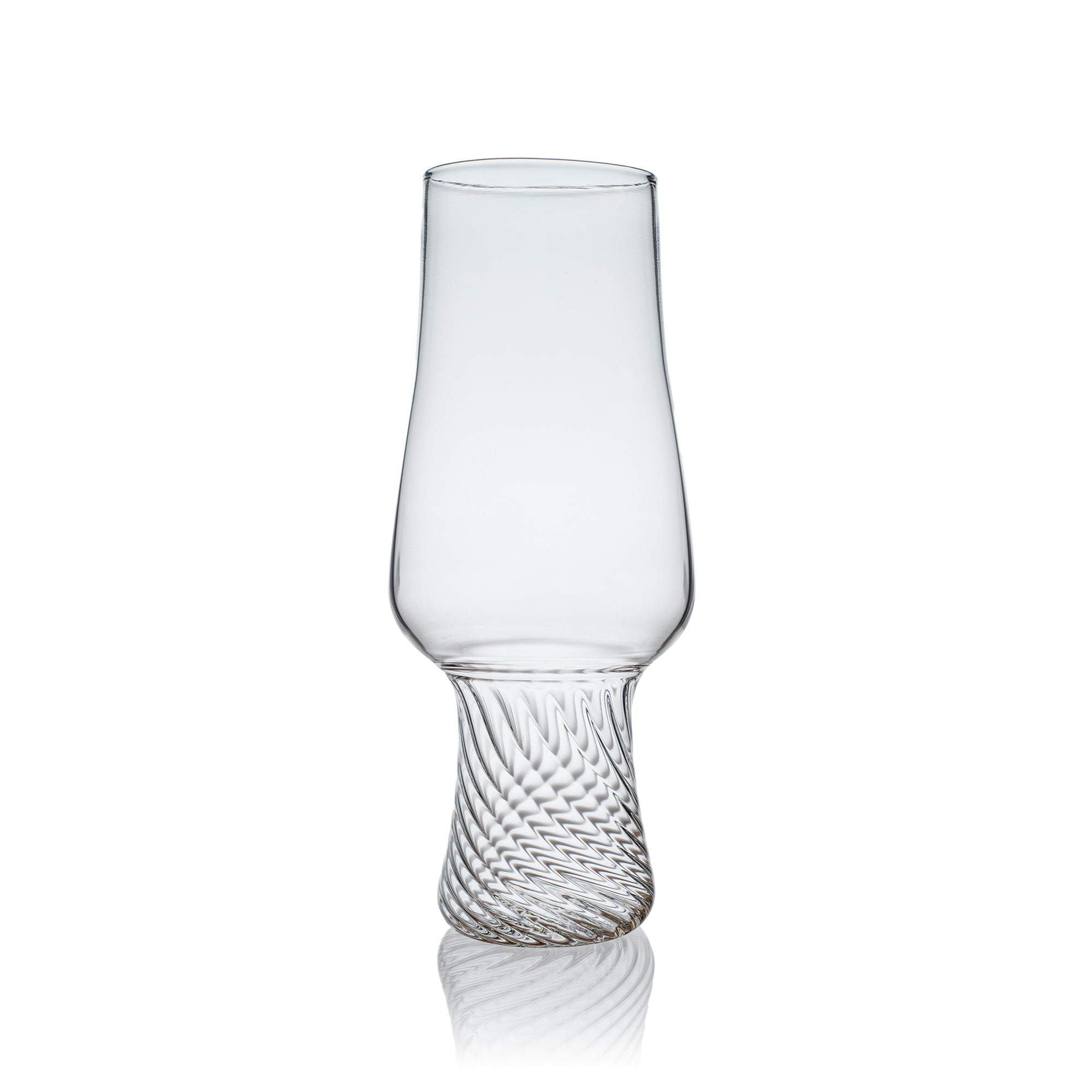 Vaporetto Liveo bicchiere birra vetro Murano 18 cm trasparente