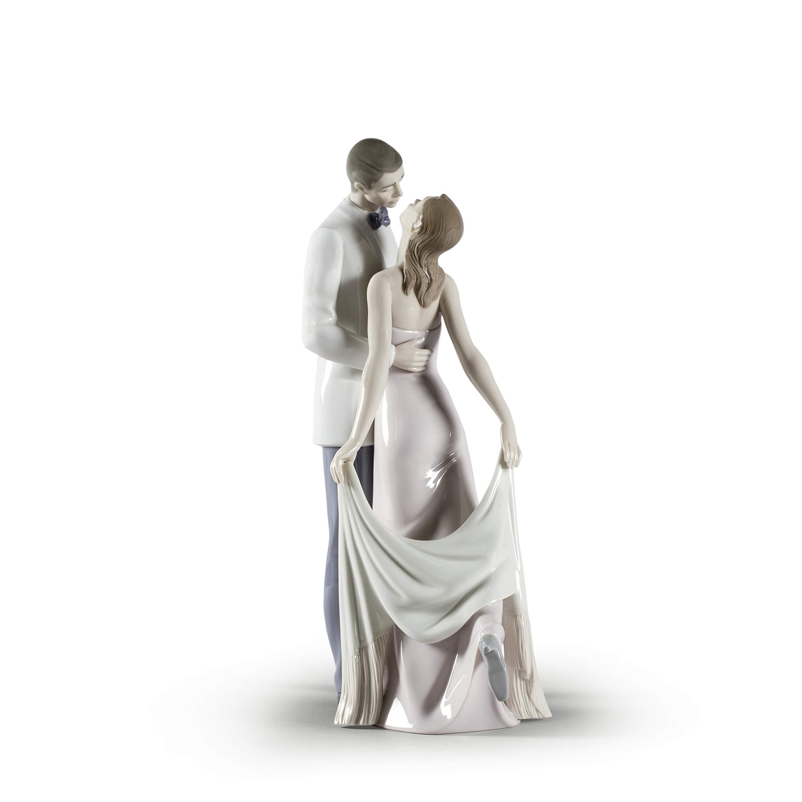Lladró Sculture Coppia Felice Anniversario figurina porcellana