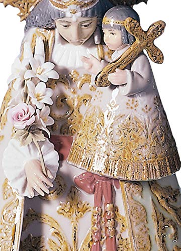 Lladró Vergine Abbandonati scultura madonna porcellana