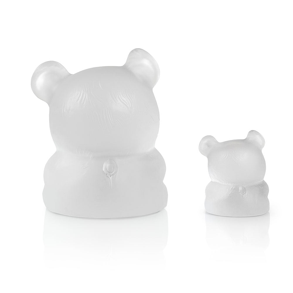 Lalique Art Yuan-Yuan Panda Scultura Cristallo S