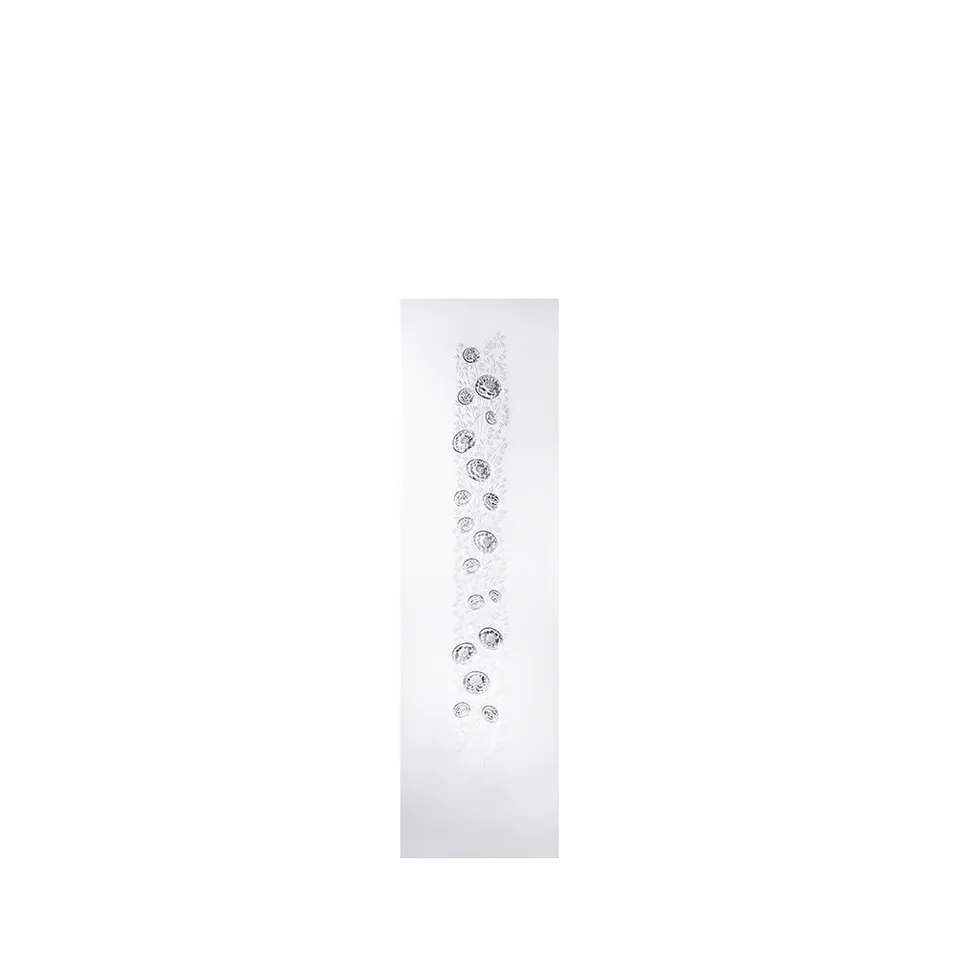 René Lalique Bouquet pannello divisorio vetro satinato inciso TU