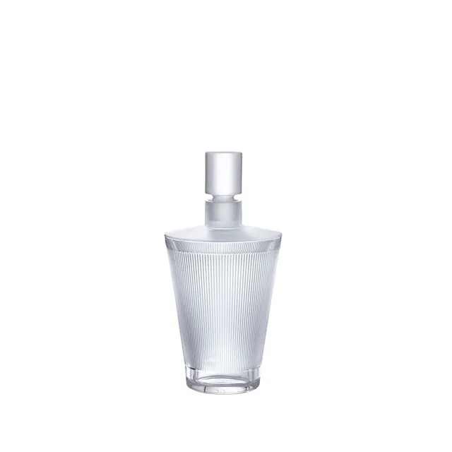 Lalique Wingen caraffa decanter cristallo satinato incolore