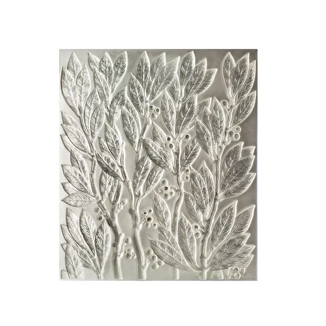 Lalique Lauriers Pannello Decorativo Cristallo Incolore
