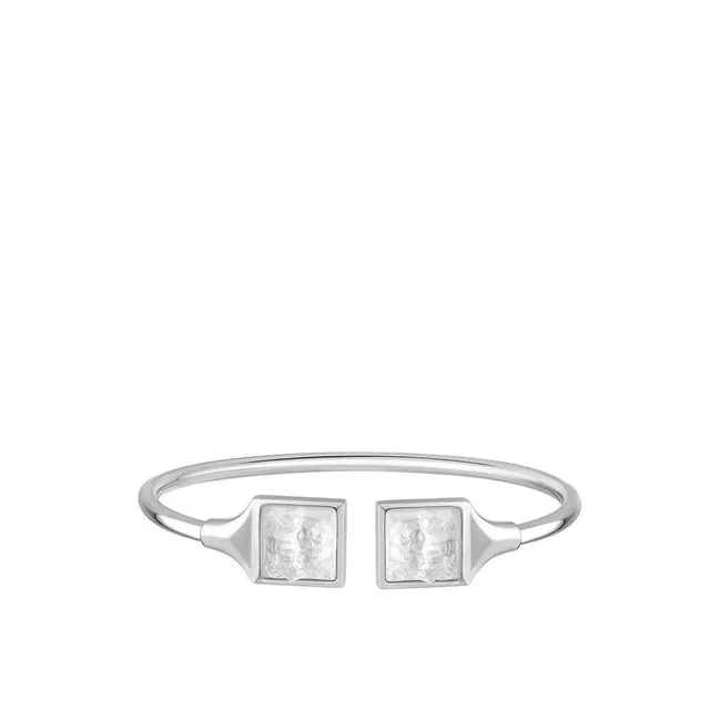 René Lalique Aréthuse bracciale cristallo incolore taglia S