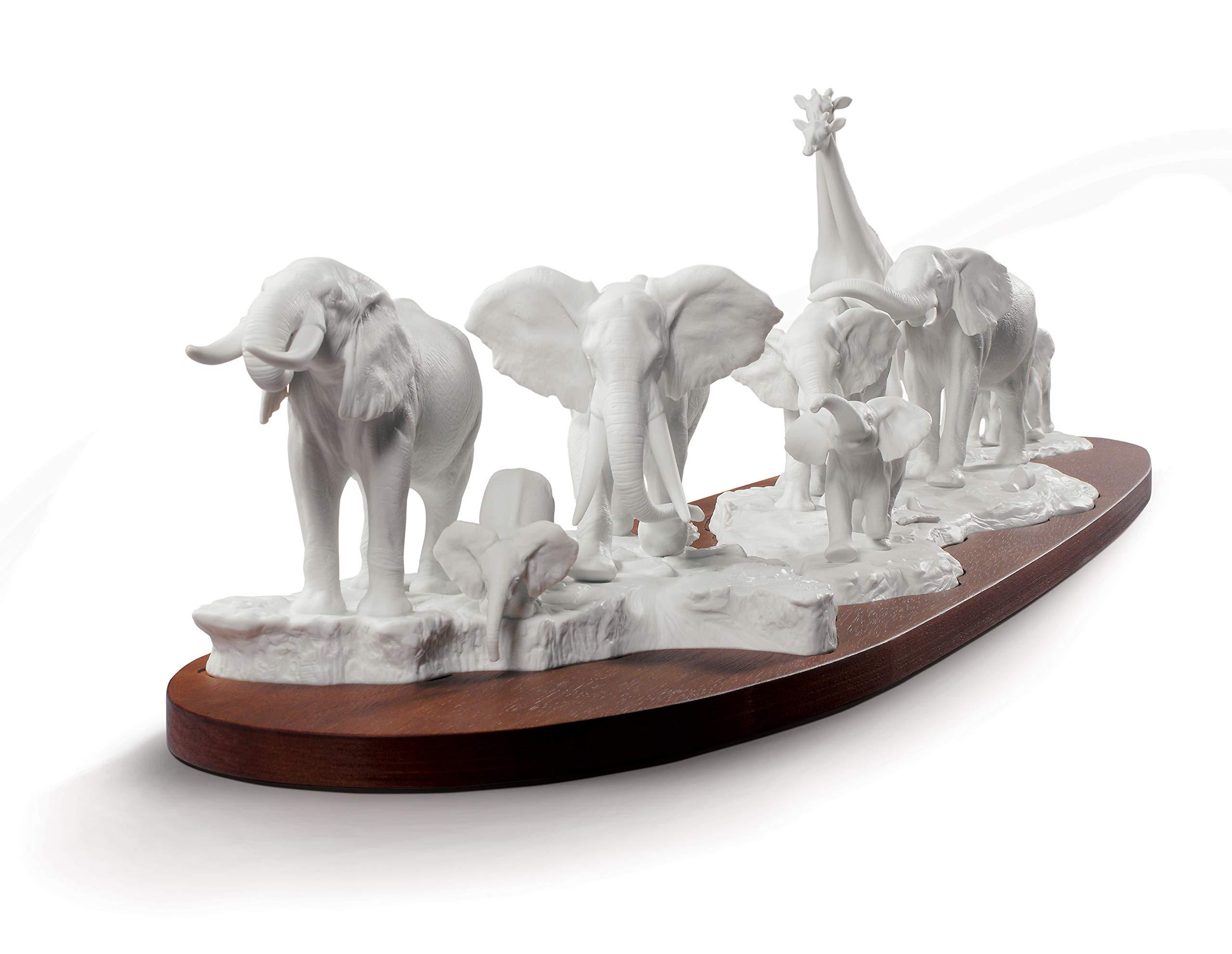 Lladró Alta Porcellana Savana Africana scultura elefante porcellana
