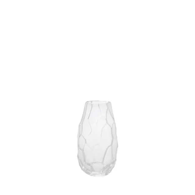 Lalique Silex vaso piccolo in cristallo taglia S