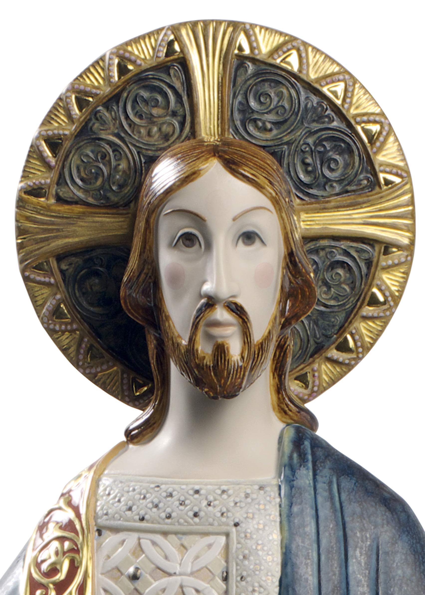 Lladró Alta Porcellana Cristo Romanico 01001969 scultura edizione limitata