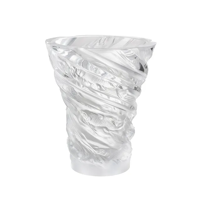 Lalique Carpes Koi vaso in cristallo taglia unica