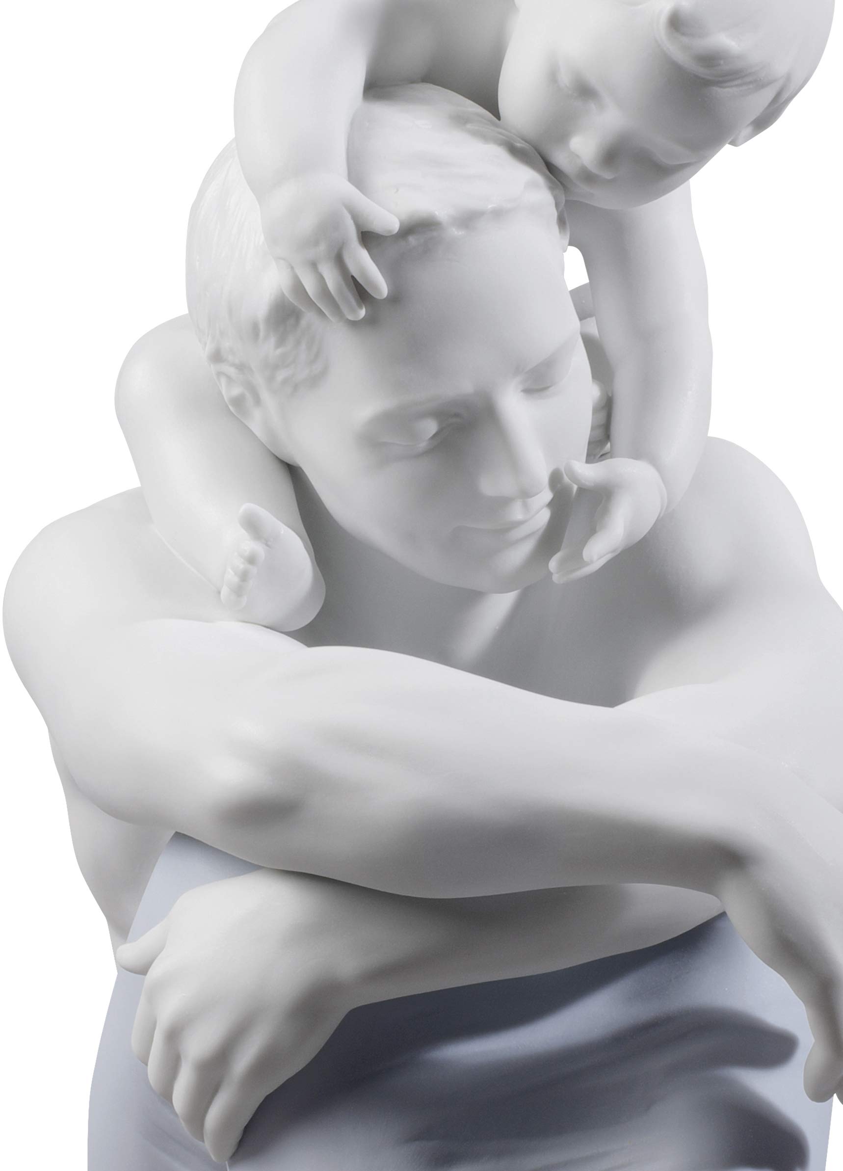Lladró Sculture Ti voglio bene papà figurina padre figlio
