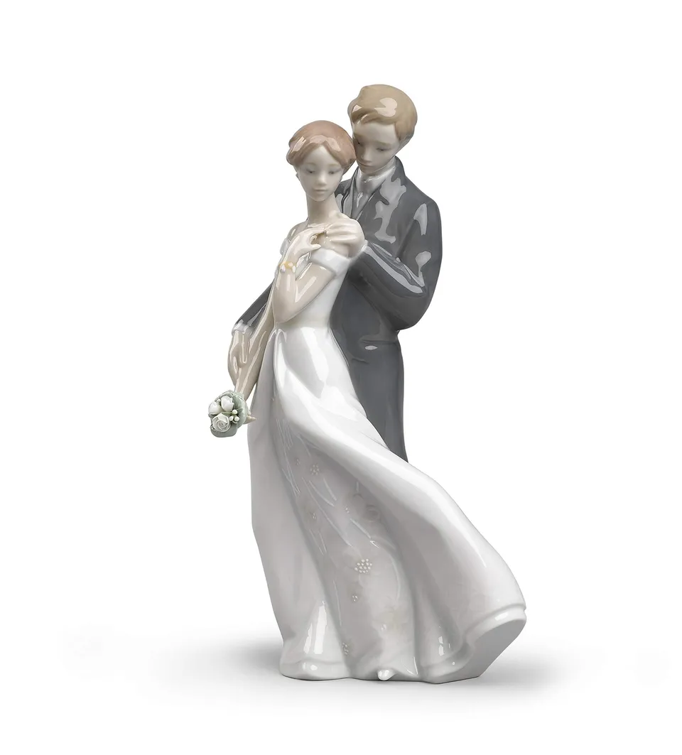 Lladró Amore Eterno figurina porcellana anniversario coppia