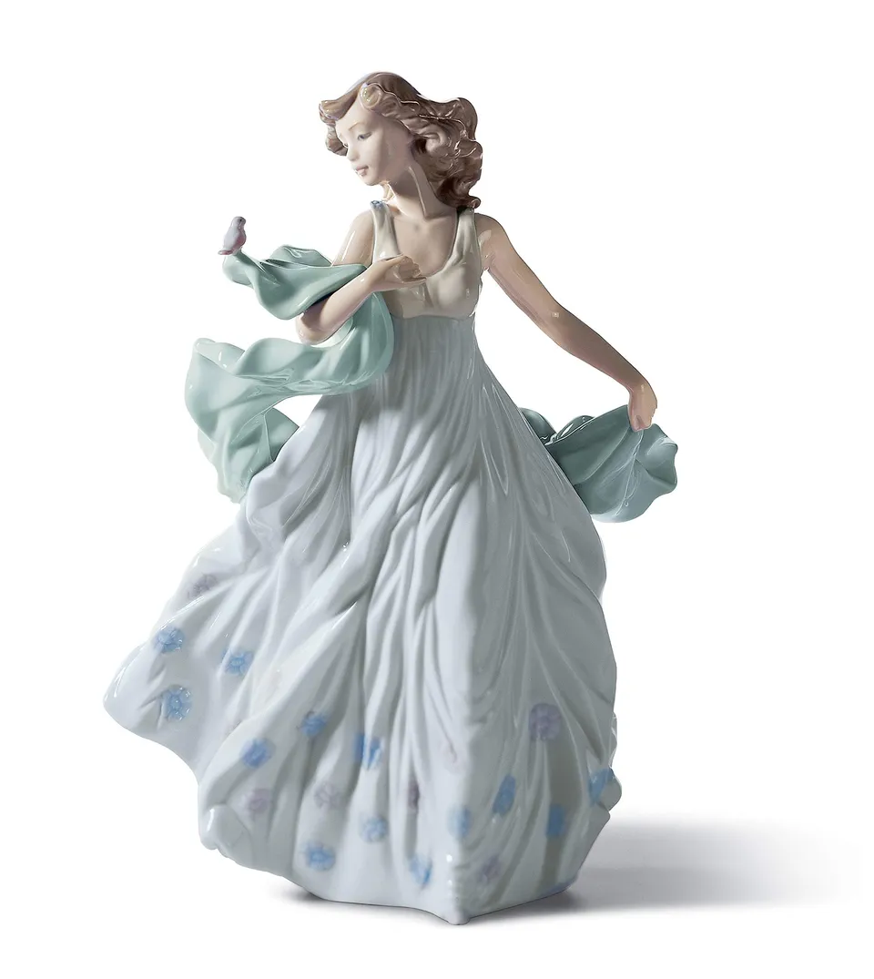 Lladró Sculture Dama figurina signora porcellana