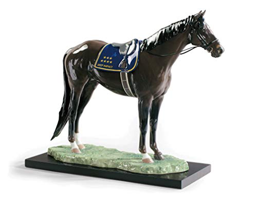 Lladró Deep Impact scultura cavallo porcellana edizione limitata