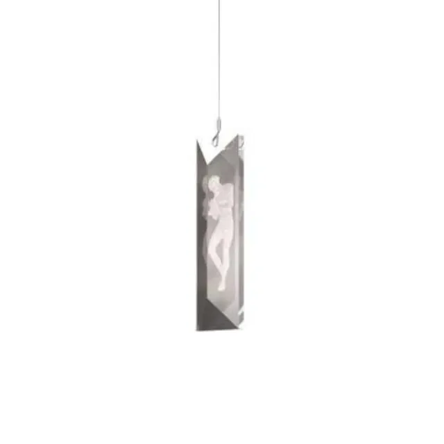 René Lalique Serene plafoniera prisma cristallo incolore