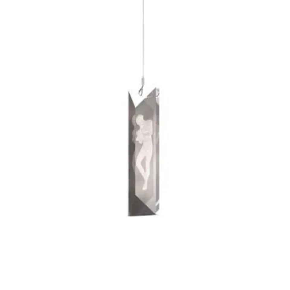 René Lalique Serene plafoniera prisma cristallo incolore