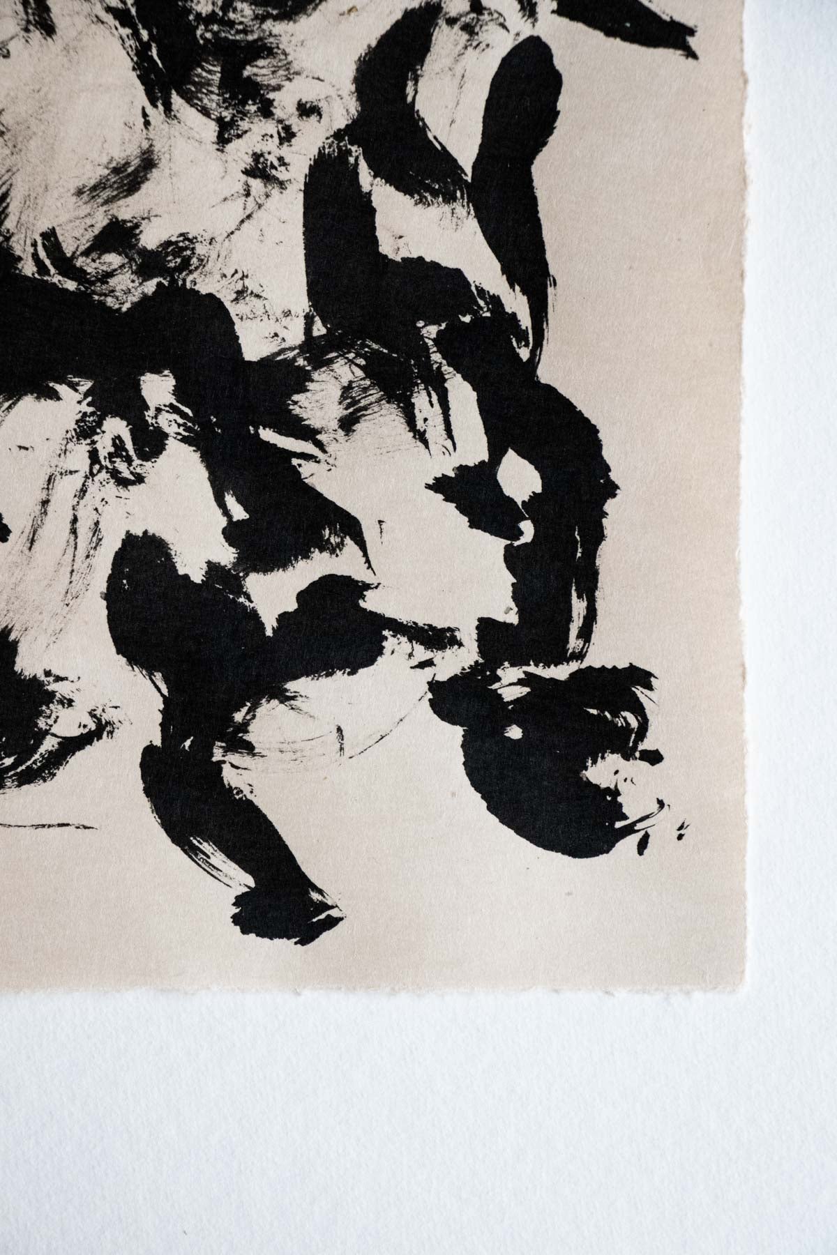 ClaireLune Pennellate di inchiostro Untitled II stampa fine art
