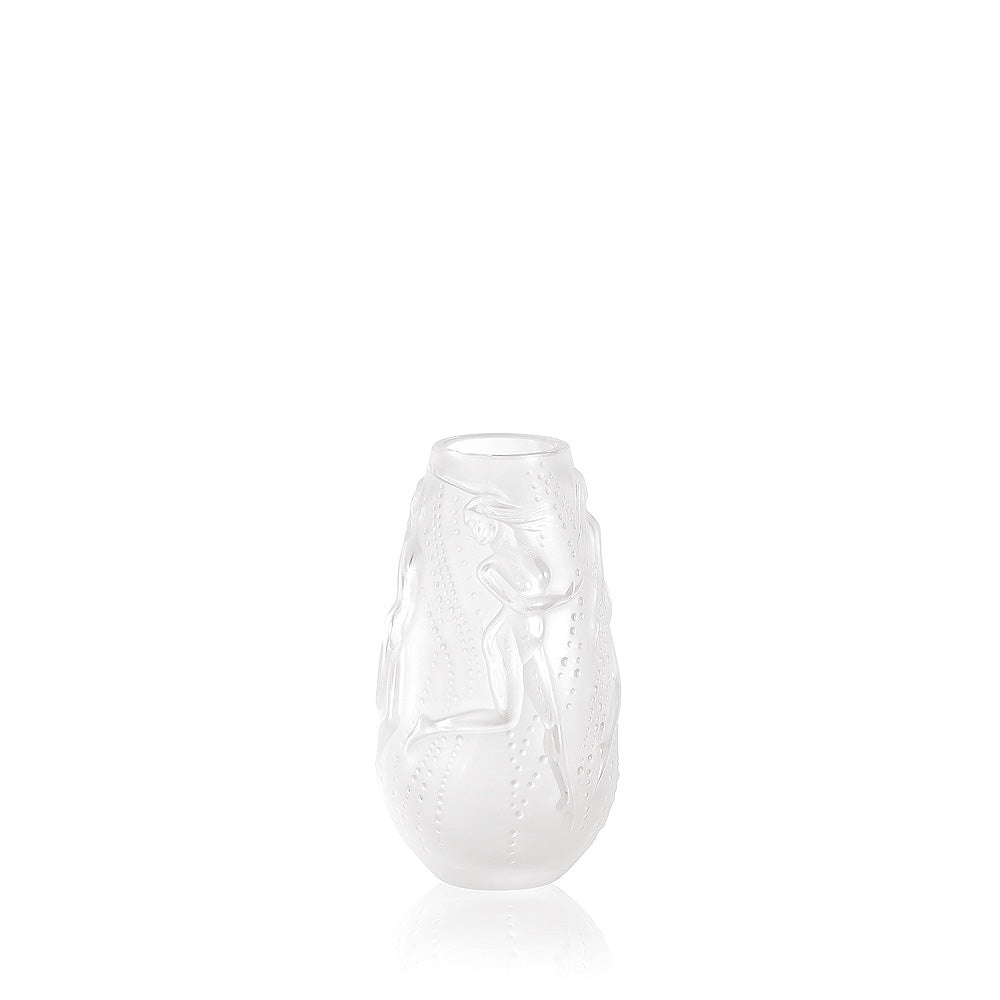 Lalique Nymphes vaso in cristallo incolore