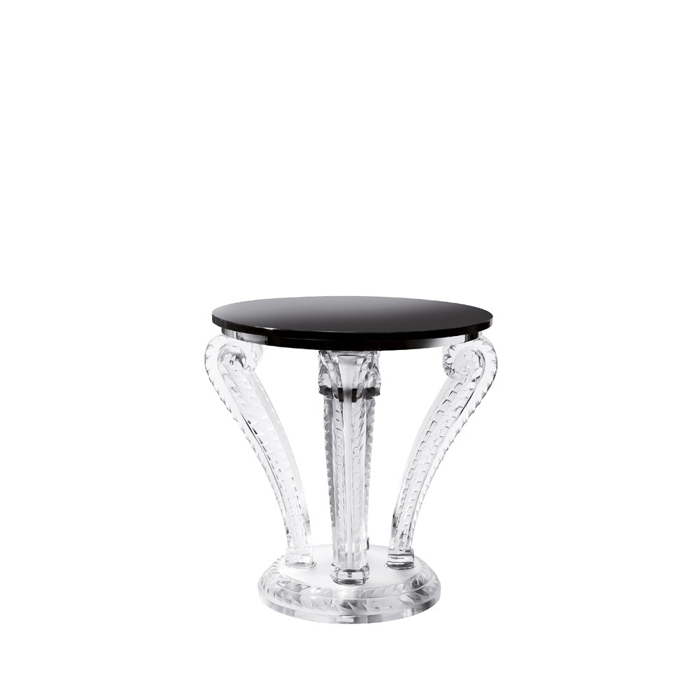 Lalique Marsan Tavolino Piedistallo Cristallo Taglia Unica