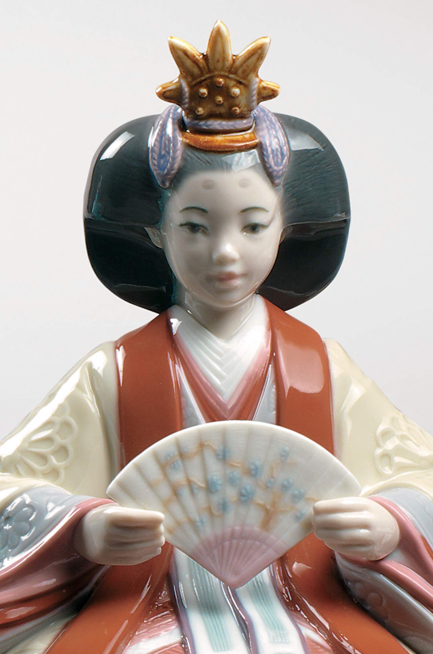 Lladró Hinamatsuri Festival figurina in porcellana bambole giapponesi
