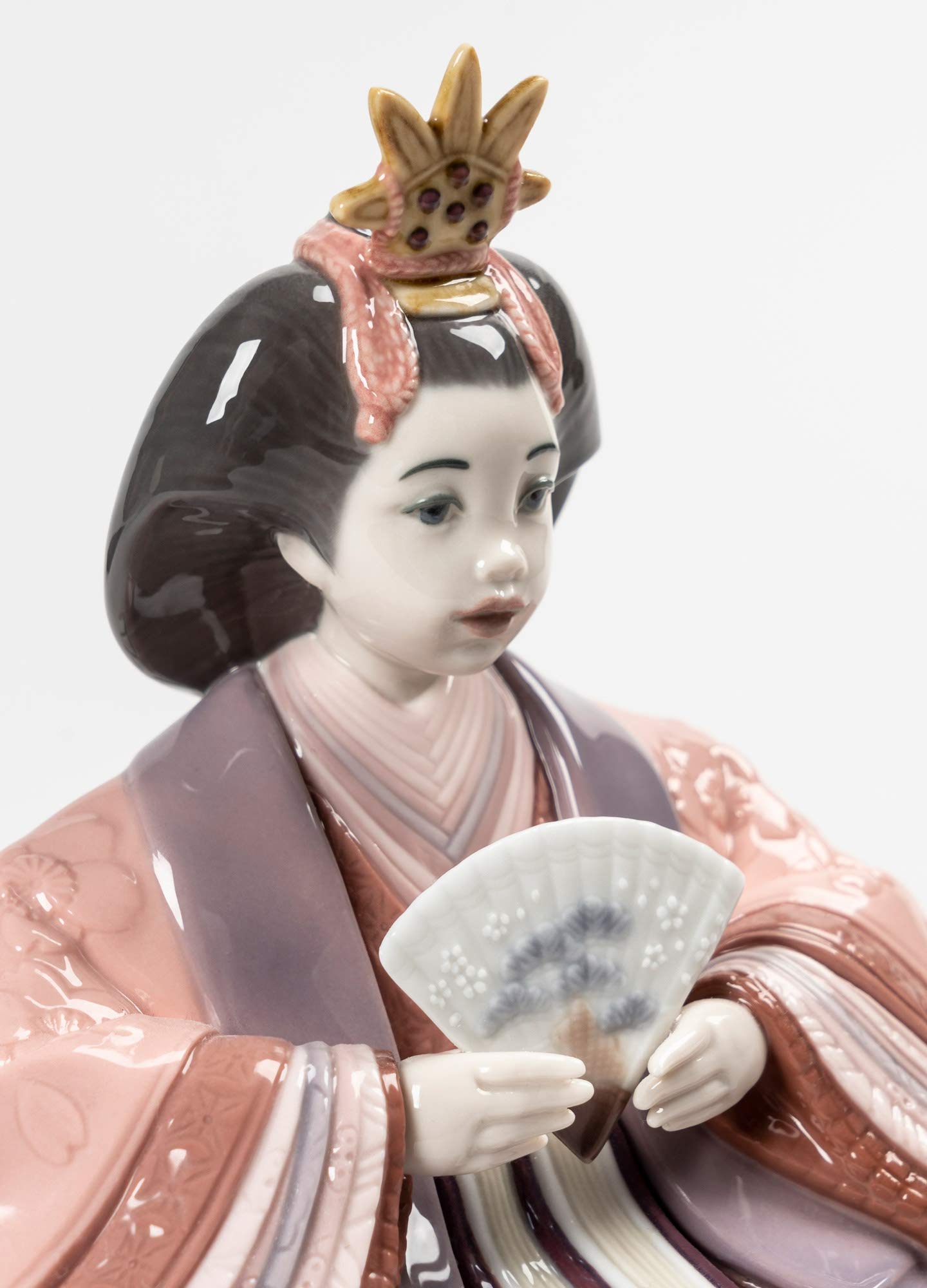 Lladró Hina Dolls Viola scultura porcellana fatta a mano