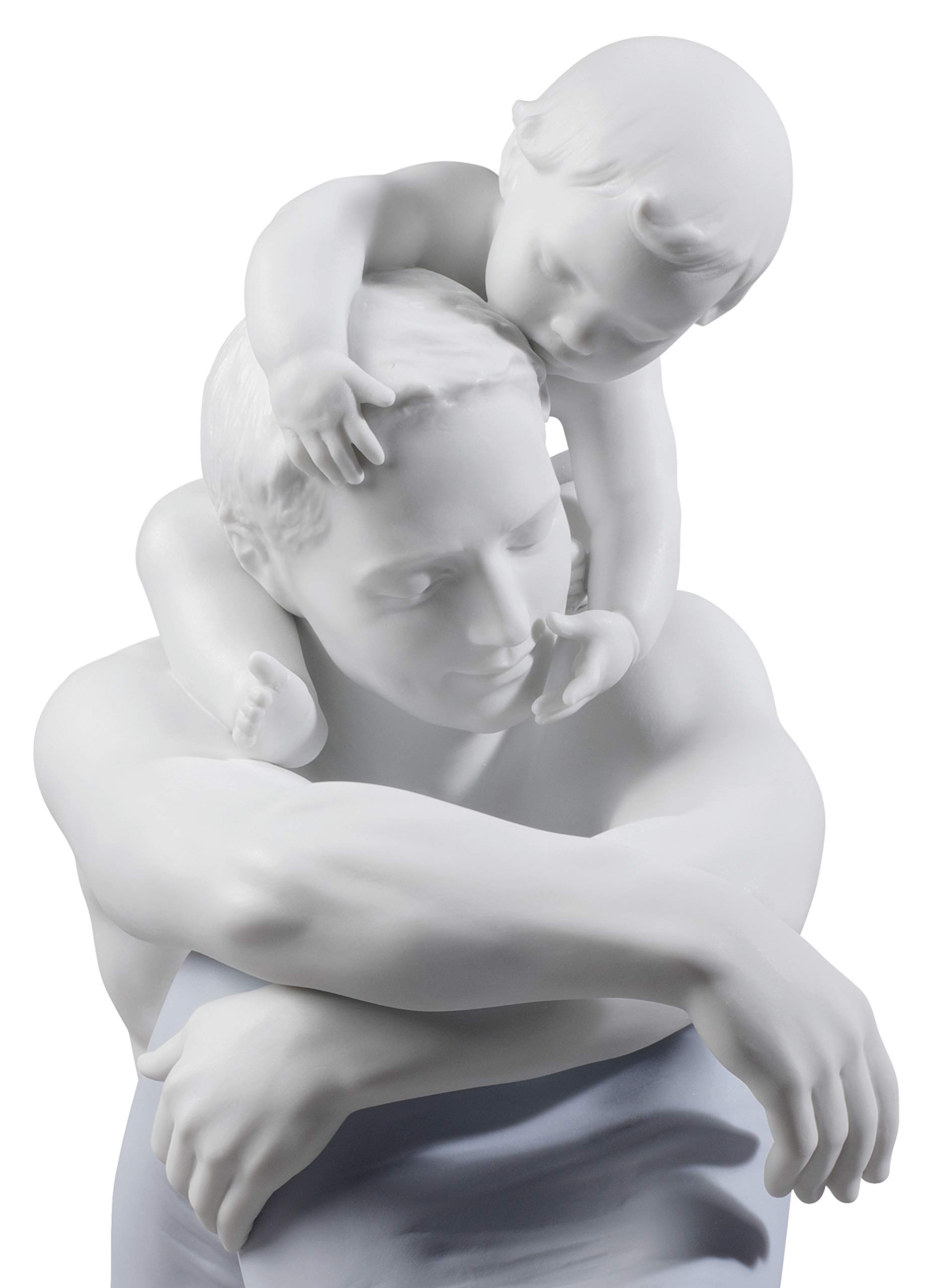 Lladró Sculture Ti voglio bene papà figurina padre figlio