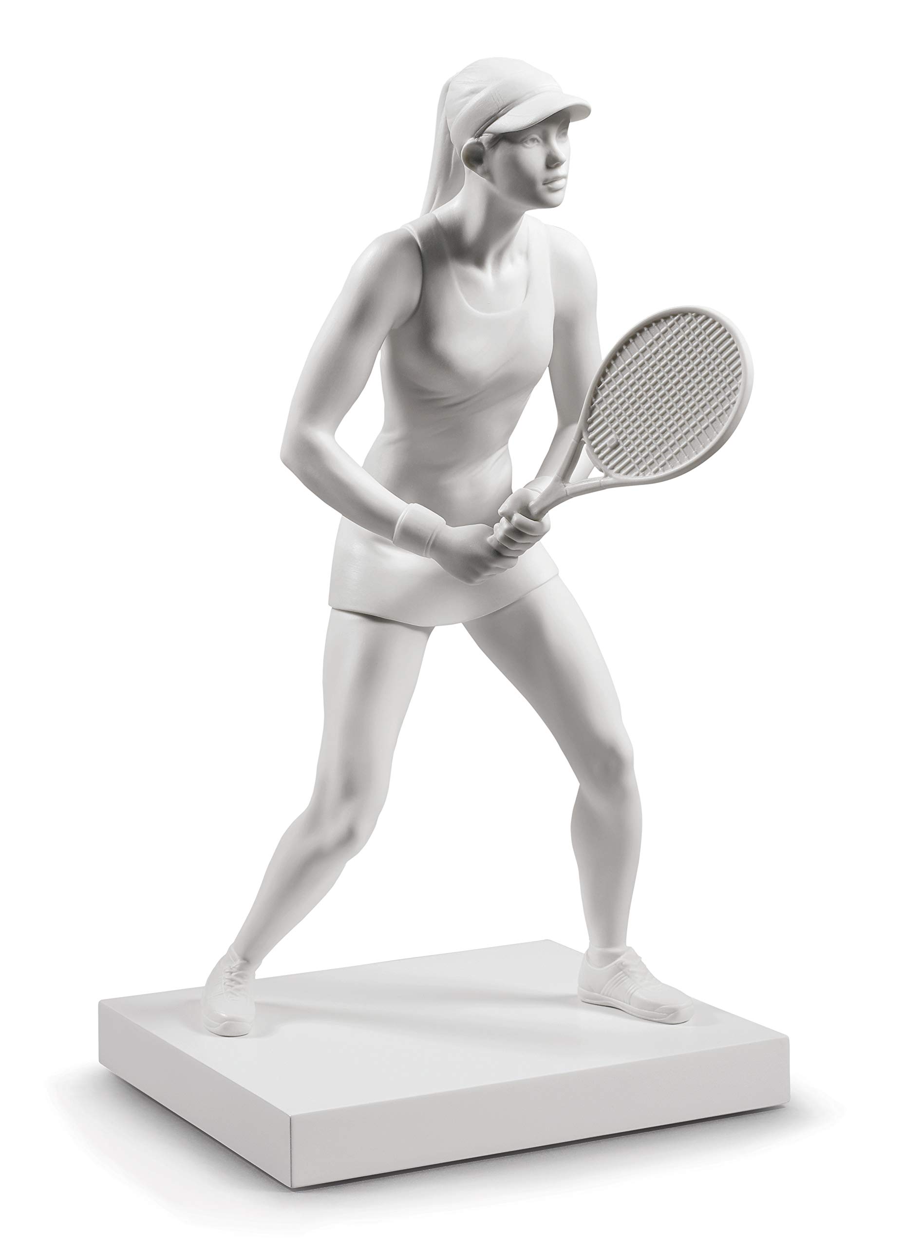 Lladró Sculture Tennista bianco figurina porcellana 30 cm