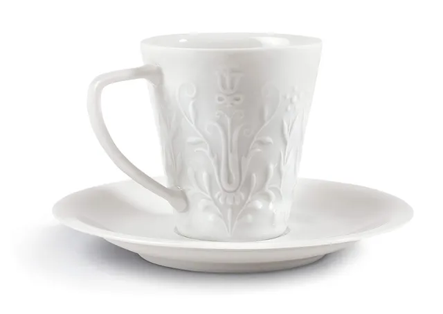 Lladró Logos tazza da tè porcellana fatta a mano