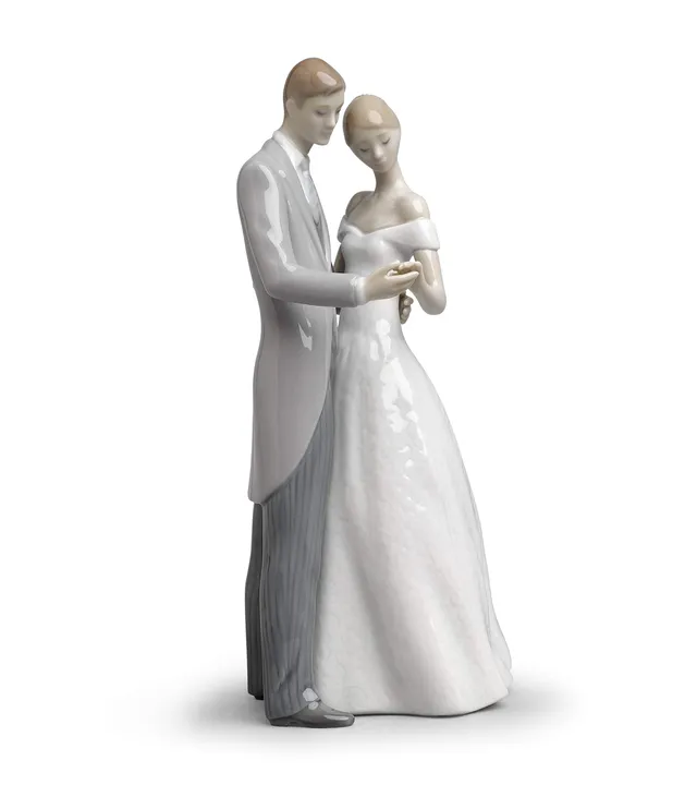 Lladró Per Sempre Uniti fidanzati scultura porcellana amore